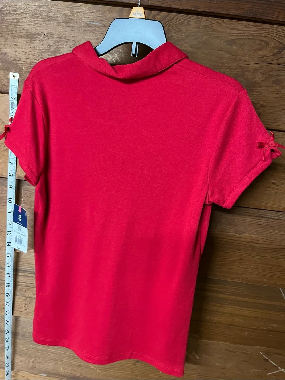 Izod Bright Red Girls' Short Sleeve Polo